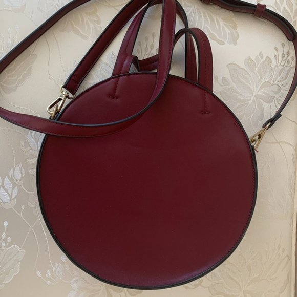 Cute Circle Burgundy Bag - Picture 3 of 4